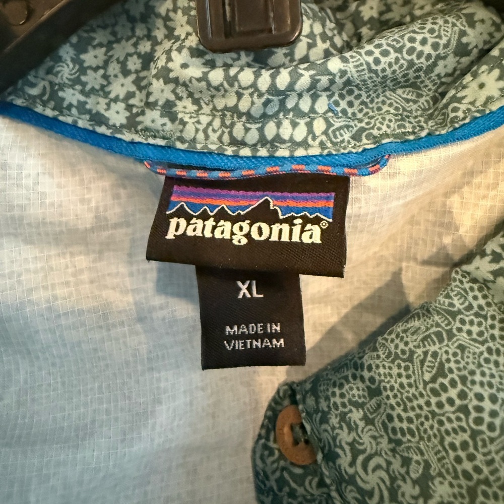 Patagonia Sol Patrol Long Sleeves Fishing Shirt Size XL Printed Lightweight - Picture 4 of 5